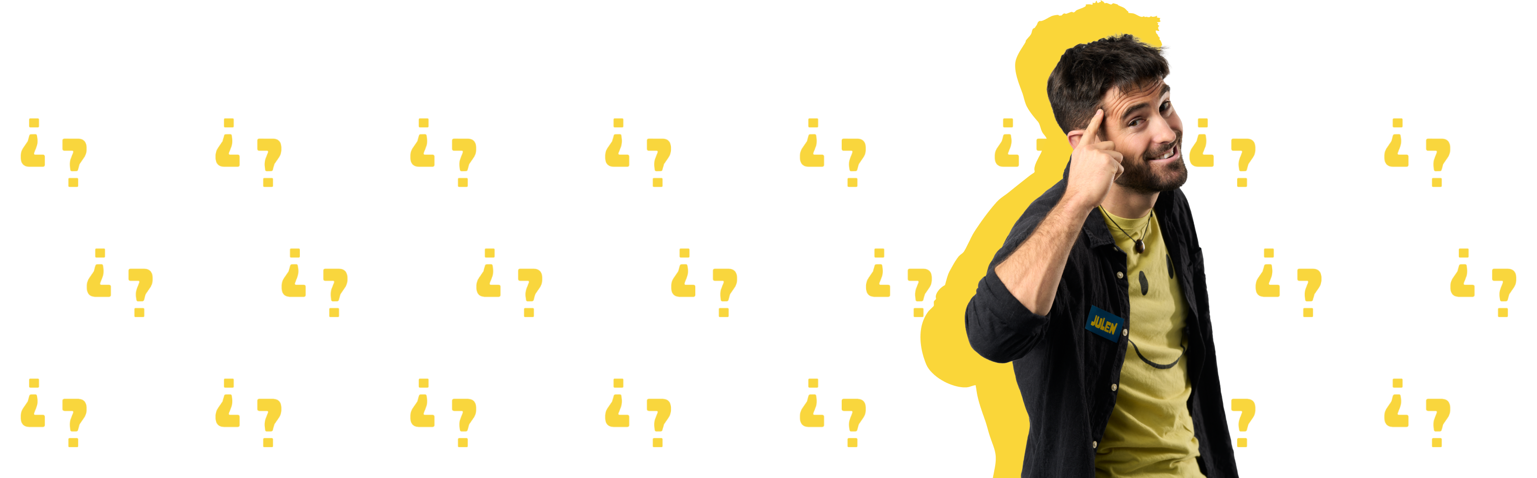 Julen Axpe con signos de interrogación